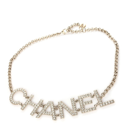 Chanel Crystal Chanel Logo Belt Gold 1 of 5