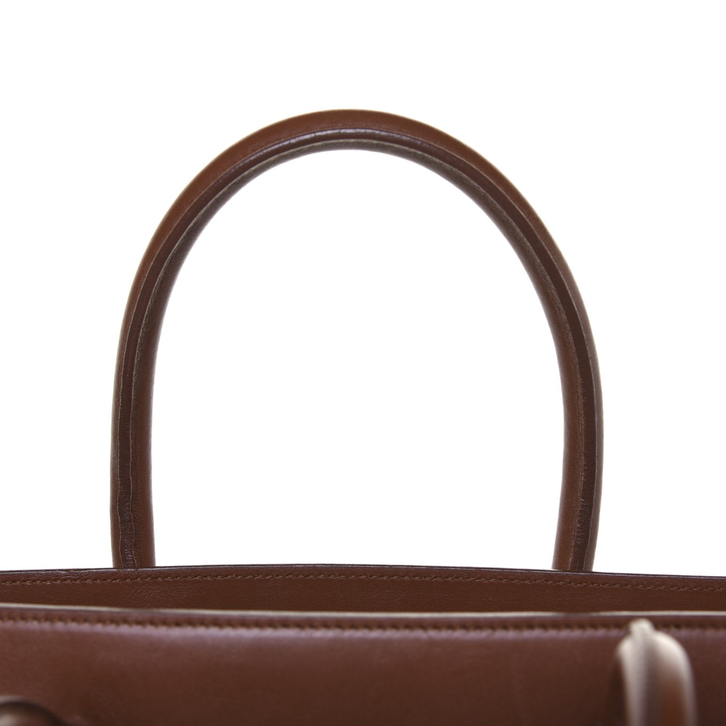 Calfskin Large Sac De Jour Carryall Cognac
