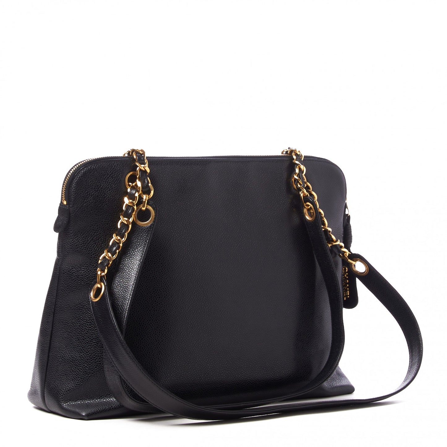 Caviar CC Shoulder Bag Black