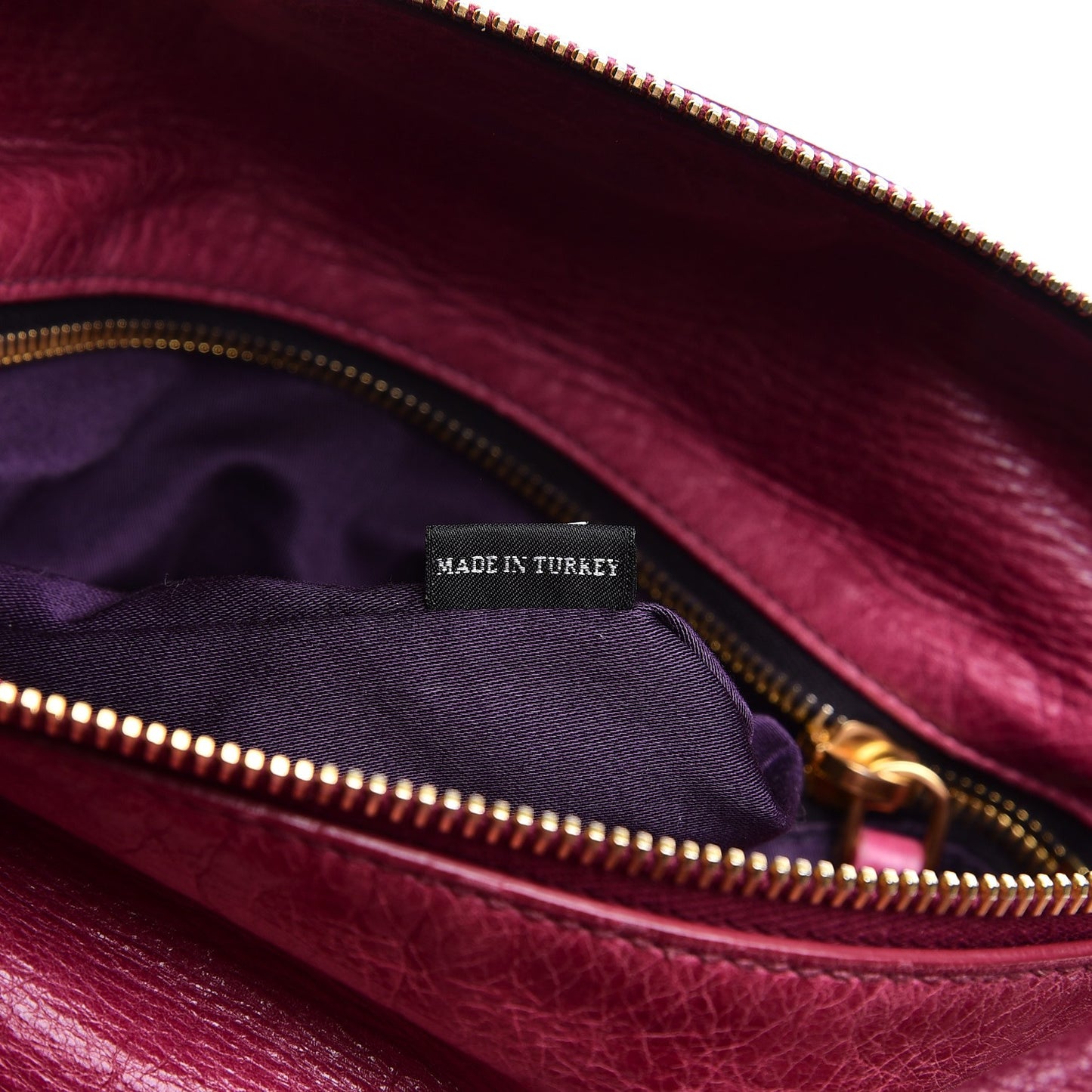 Vitello Lux Medium Bow Bag Fuchsia