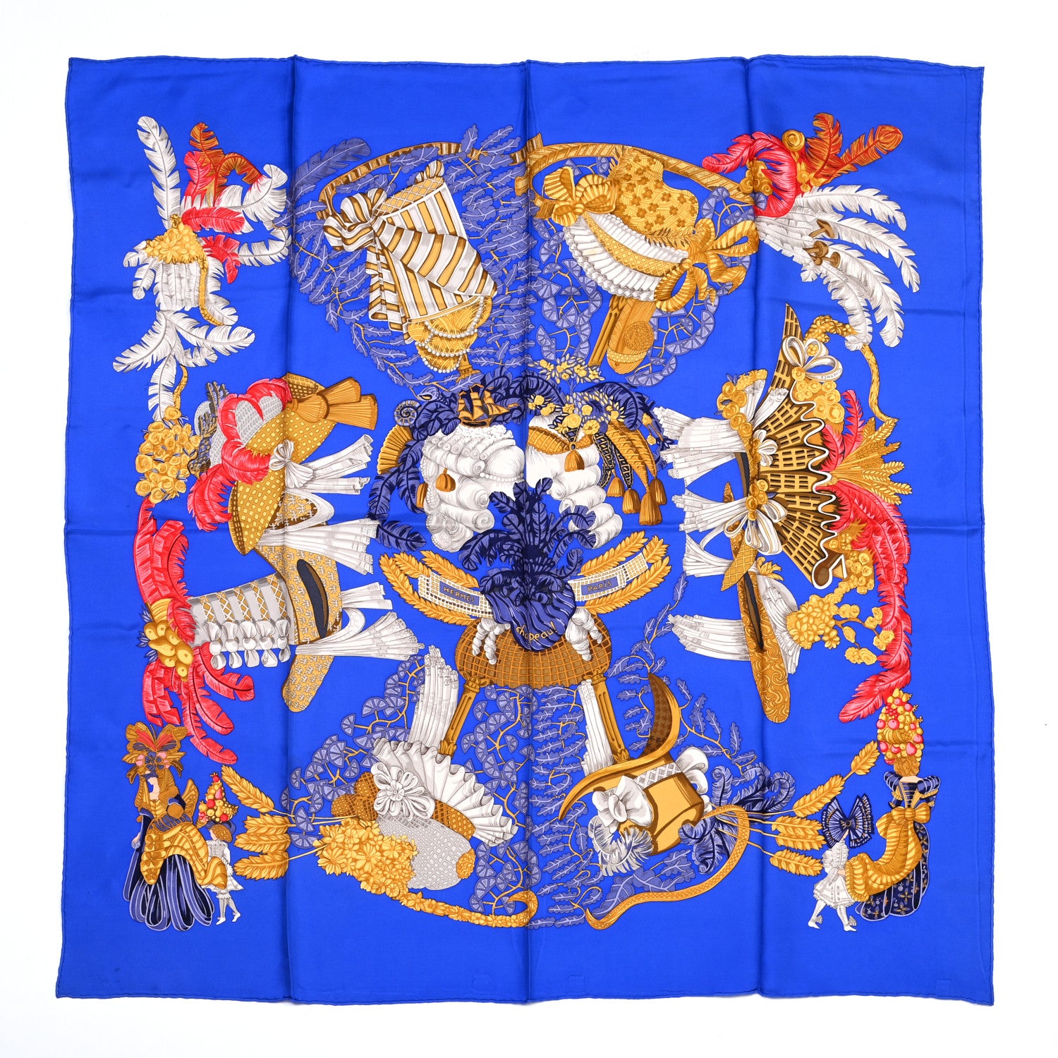 Hermes Silk Chapeau Scarf 90 1 of 6