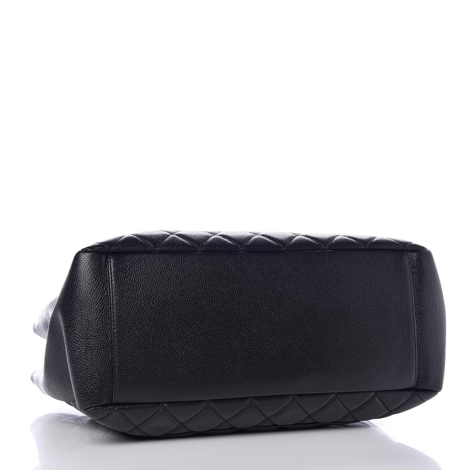 Chanel Caviar Quilted Grand Shopping Tote GST Black 4 of 8