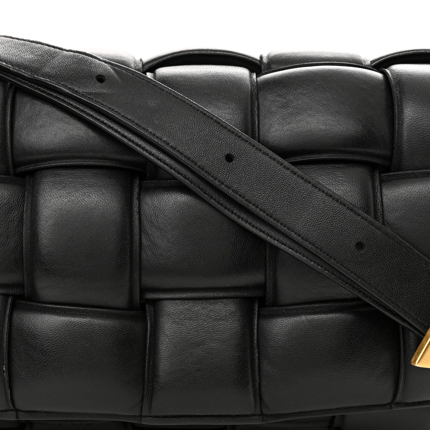 Bottega Veneta Nappa Maxi Intreccio Padded Cassette Crossbody Bag Black 7 of 9