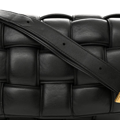 Bottega Veneta Nappa Maxi Intreccio Padded Cassette Crossbody Bag Black 7 of 9