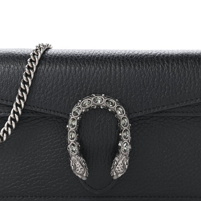 Gucci Calfskin Super Mini Dionysus Shoulder Bag Black 9 of 9