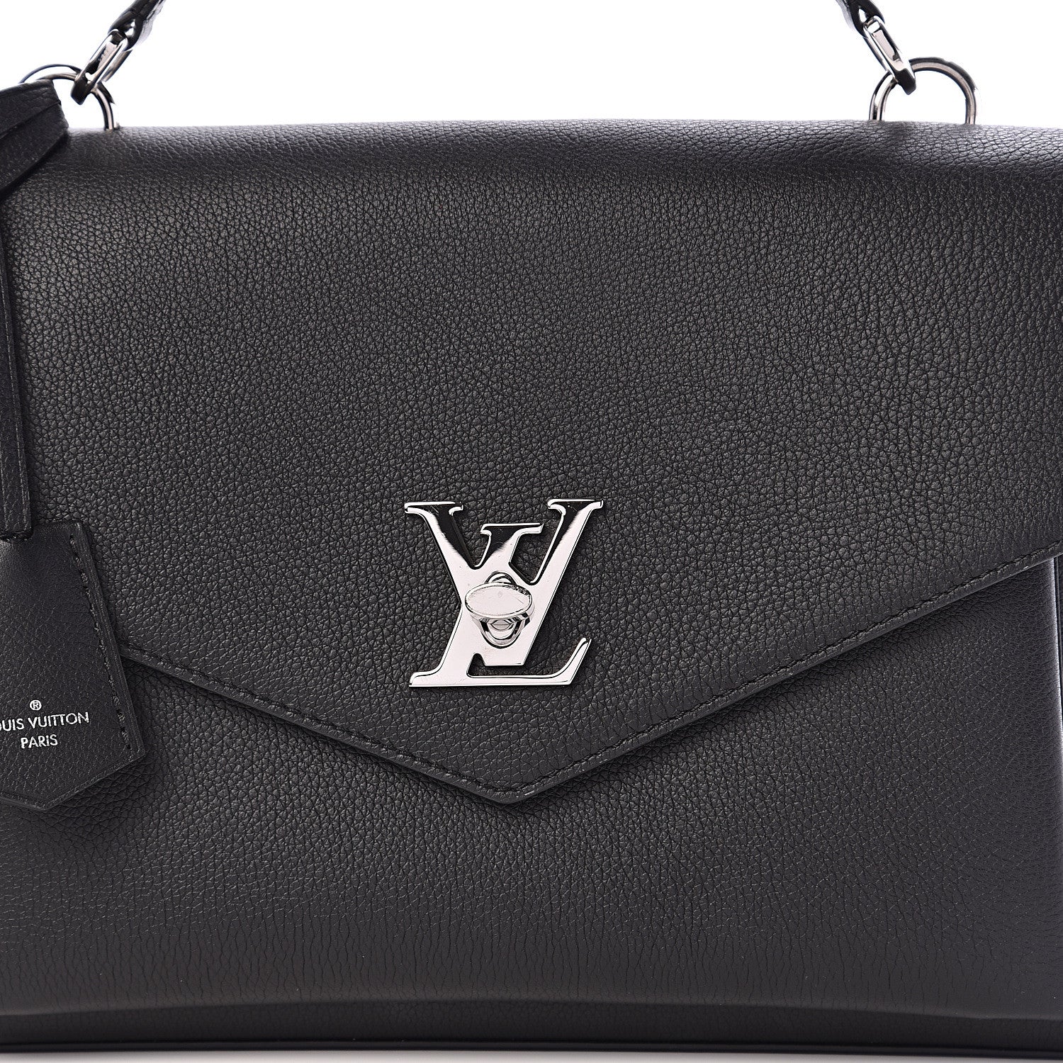 Louis Vuitton Soft Calfskin My Lockme Top Handle Black 8 of 8