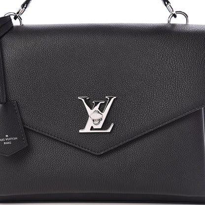 Louis Vuitton Soft Calfskin My Lockme Top Handle Black 8 of 8