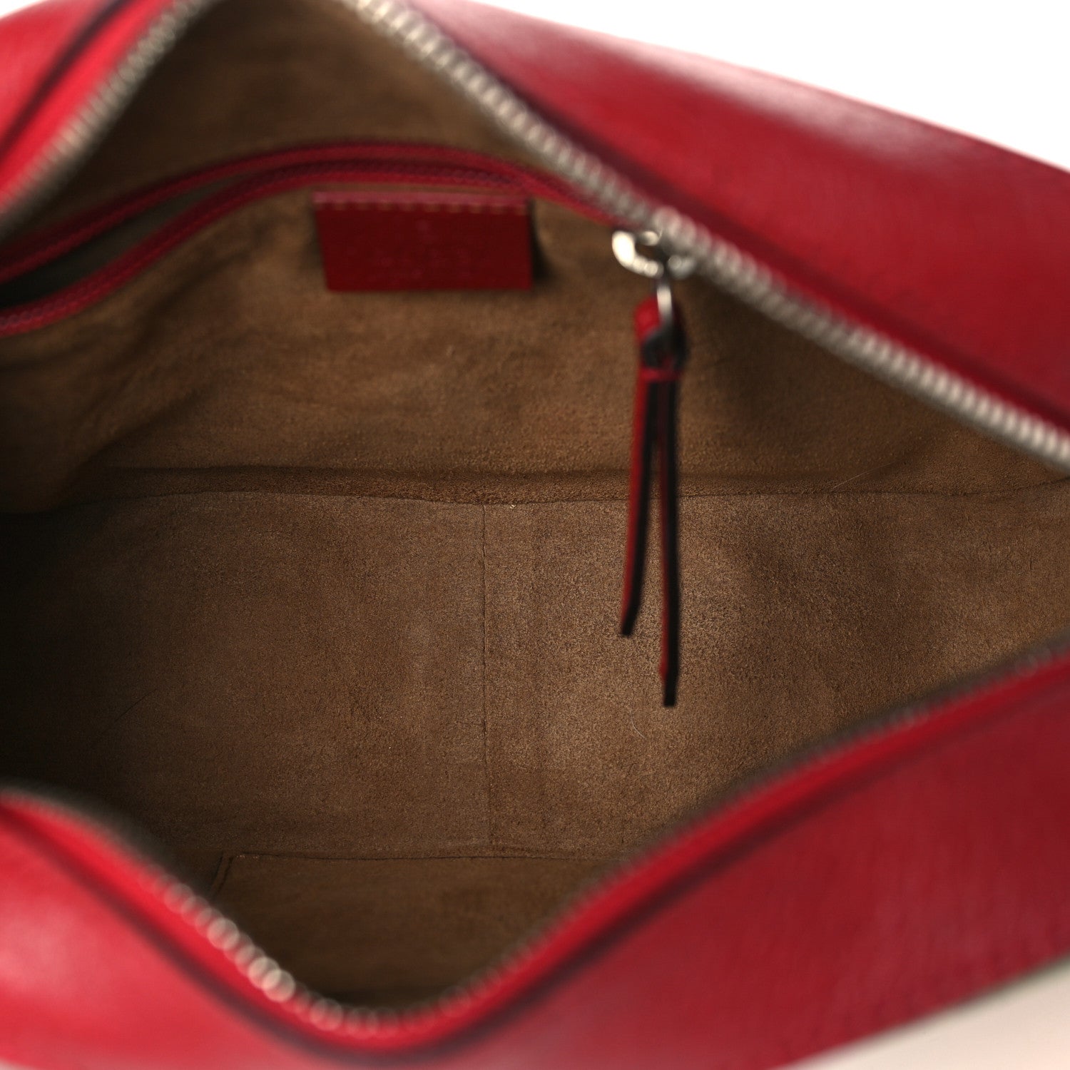 Gucci GG Supreme Monogram Tian Web Camera Bag Beige Multicolor Red 5 of 9