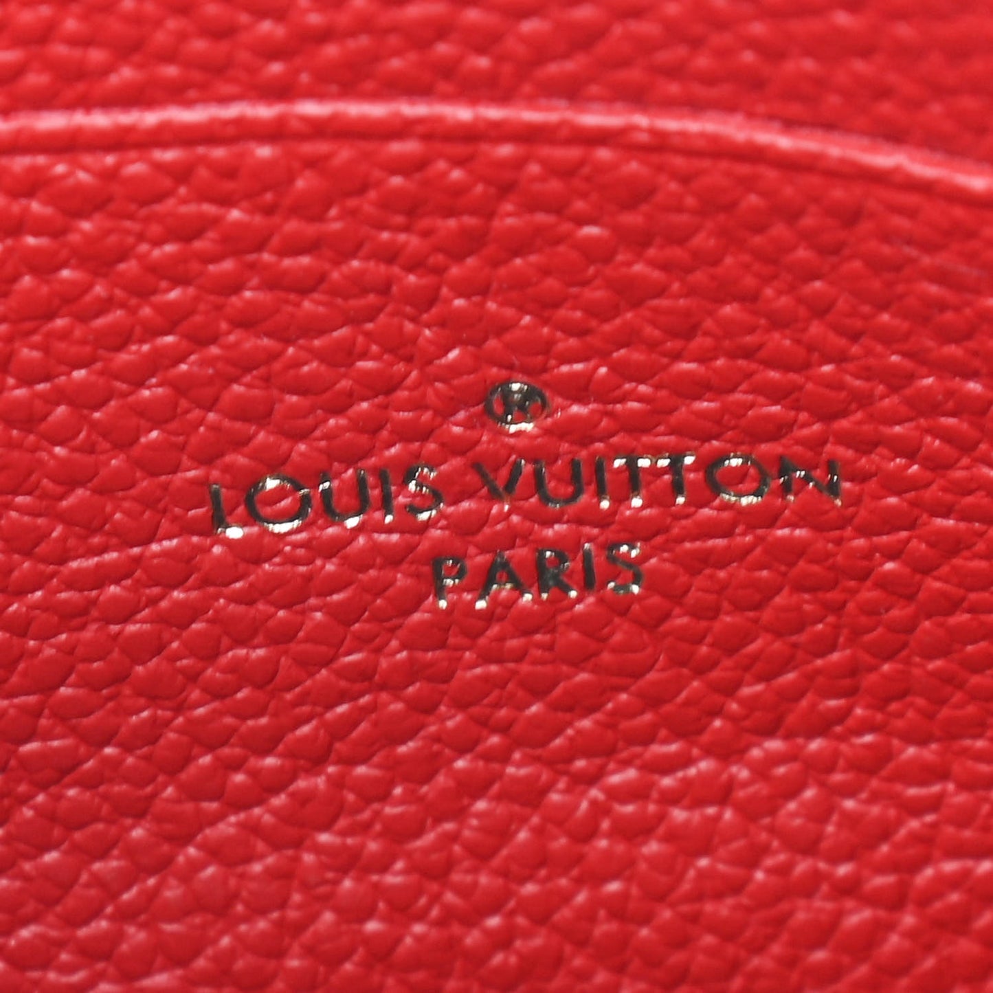 Empreinte Double Zip Pochette Marine Rouge