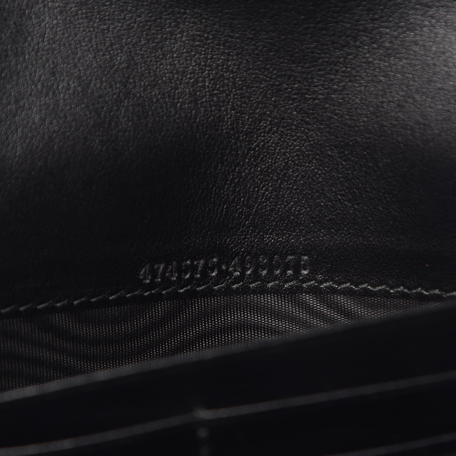 Gucci Calfskin Matelasse GG Marmont Chain Wallet Black 7 of 10