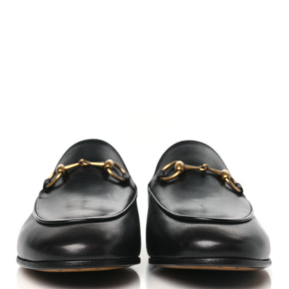 Gucci Calfskin Womens Jordaan Loafers 36.5 Black 2 of 10