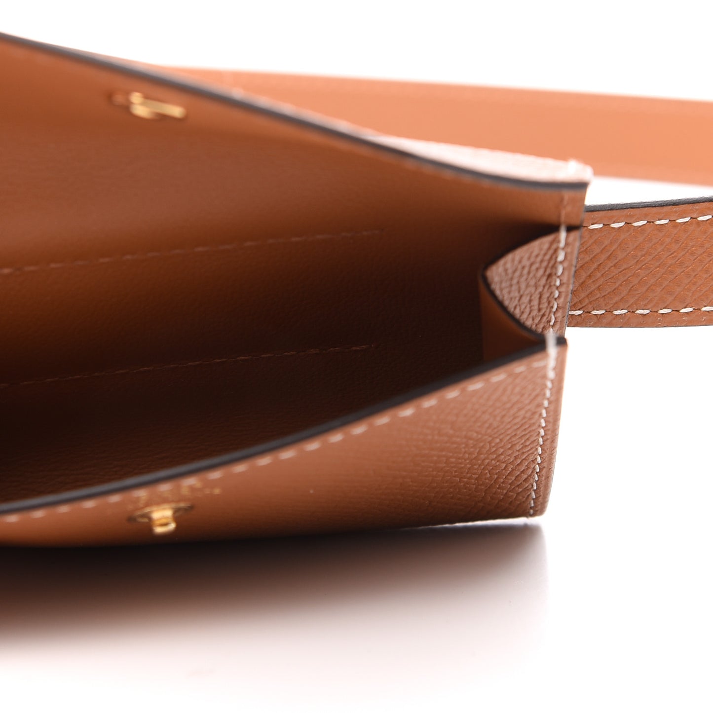 Epsom Kelly Pocket Belt Gold