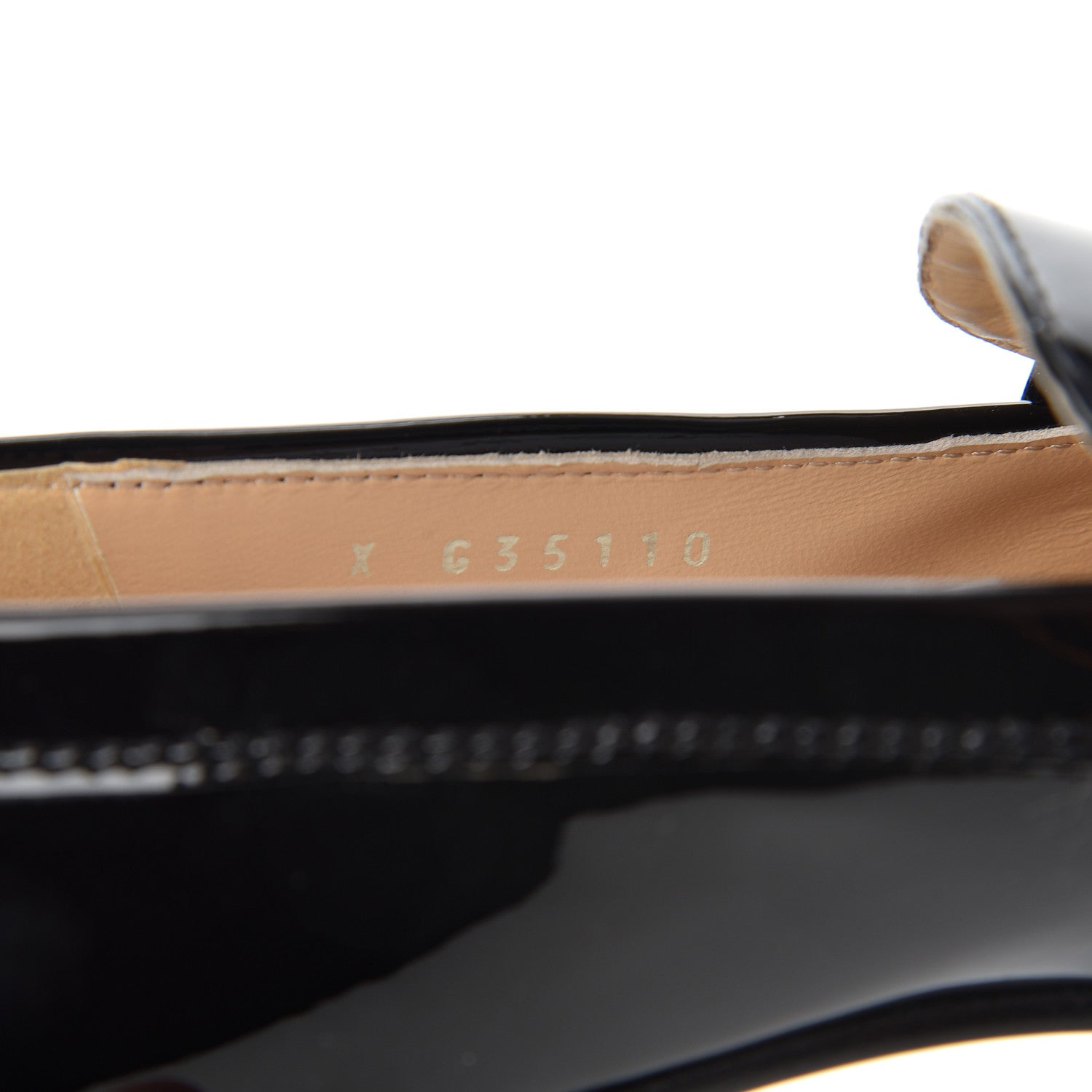 Chanel Patent CC Mocassin Loafers 35.5 Black 9 of 15
