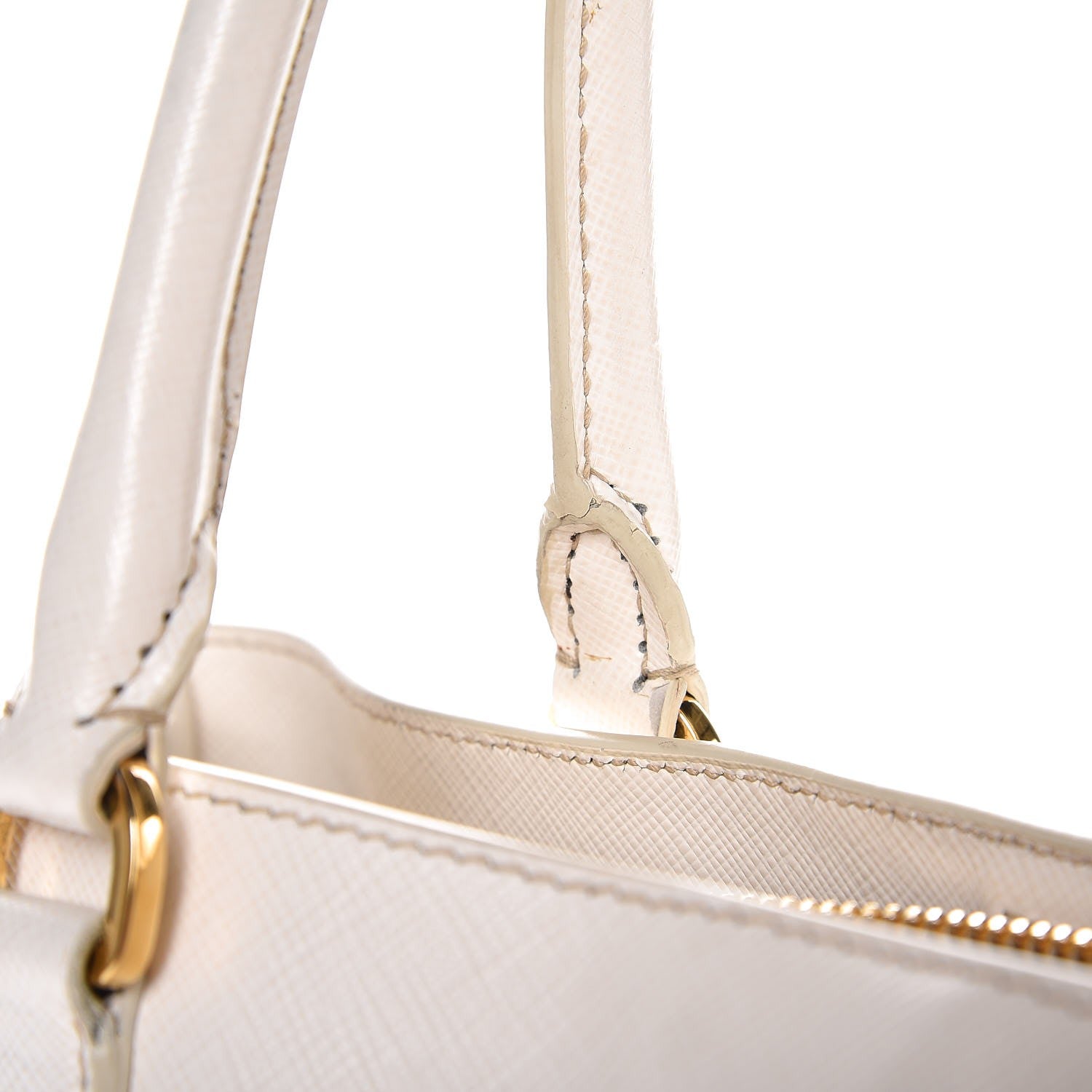 Prada Saffiano Lux Medium Tote Talco 29 of 29