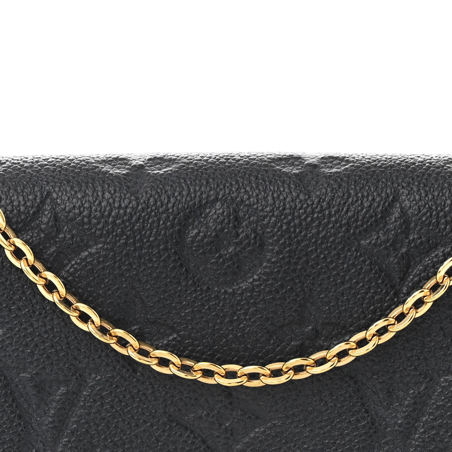 Empreinte Pochette Felicie Chain Wallet Black