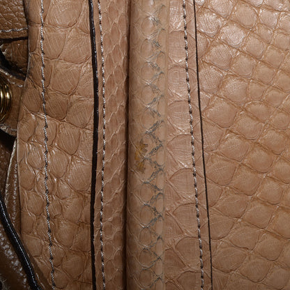 Chloe Python Large Paraty Sand 9 of 10
