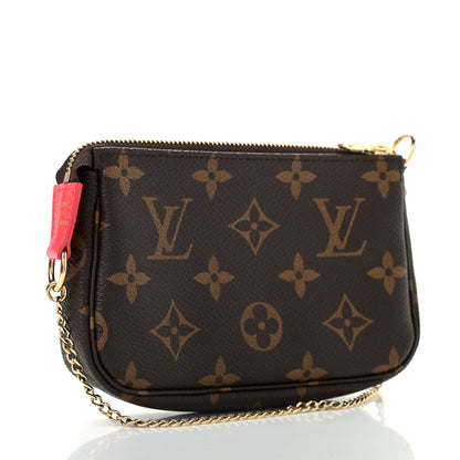 Louis Vuitton Monogram 2021 Christmas Animation London Mini Pochette Accessories Red 3 of 7