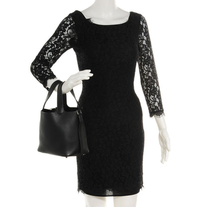 Hermes Taurillon Clemence Picotin PM Black 2 of 17