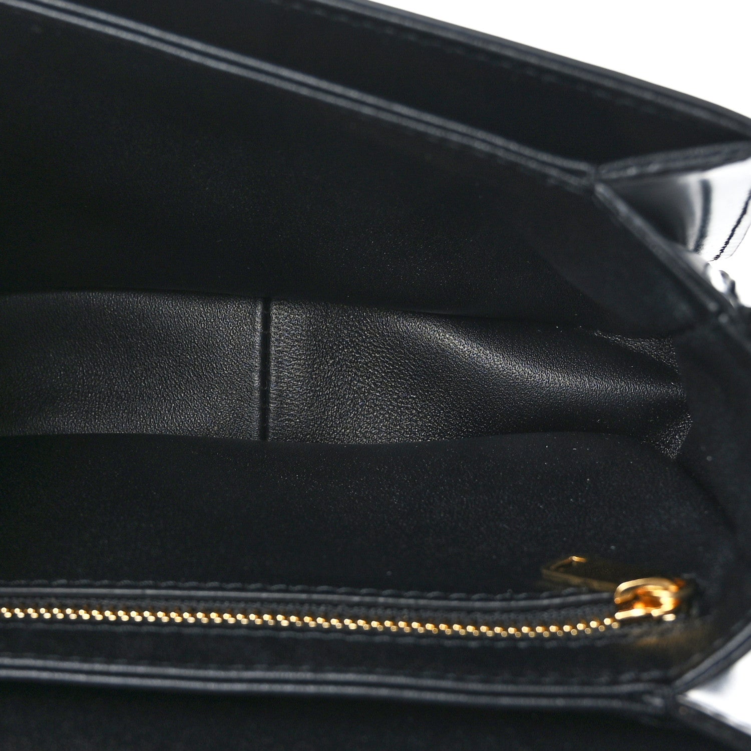 Celine Shiny Calfskin Teen Triomphe Black 5 of 8