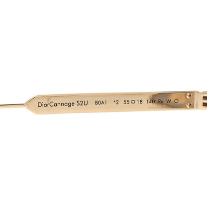 Christian Dior DiorCannage S2U Metal Sunglasses Gold 7 of 7