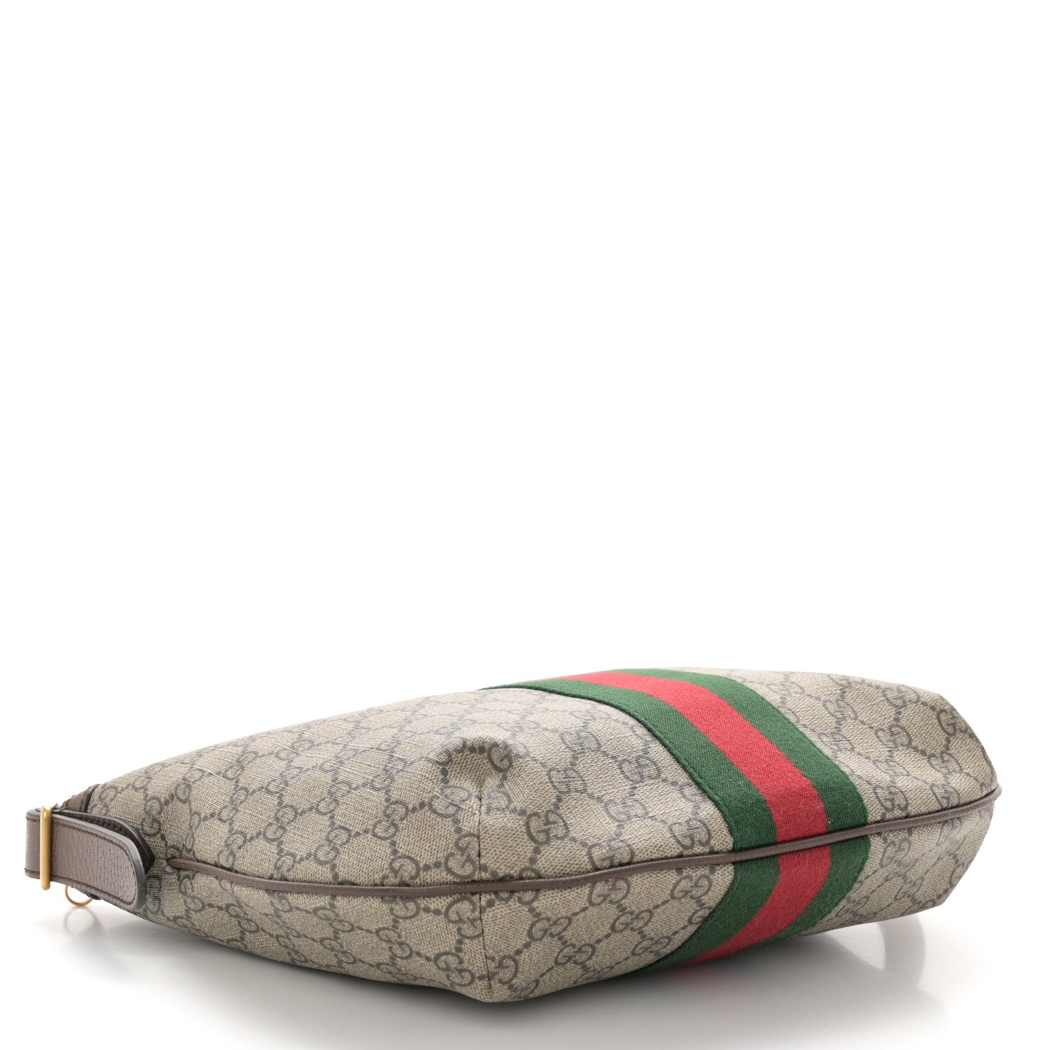 Gucci GG Supreme Monogram Web Small Ophidia Half Moon Hobo Brown 4 of 10