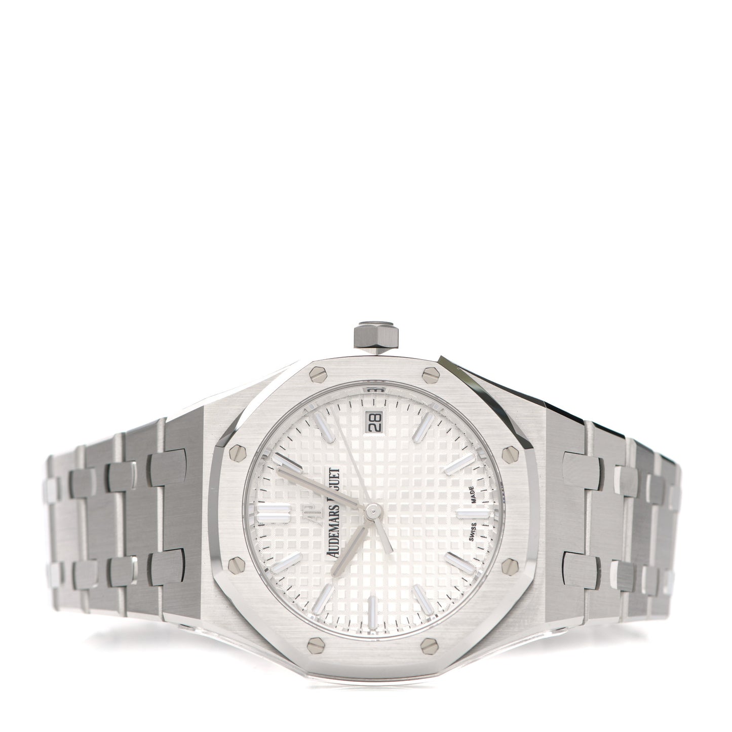 Stainless Steel 34mm Royal Oak Automatic Watch 77350ST.OO.1261ST.01