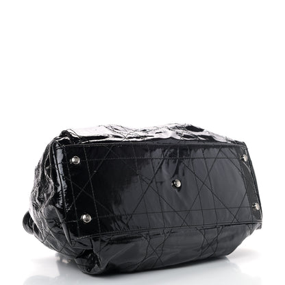 Christian Dior Patent Cannage Medium Le Trente Tote Black 3 of 5