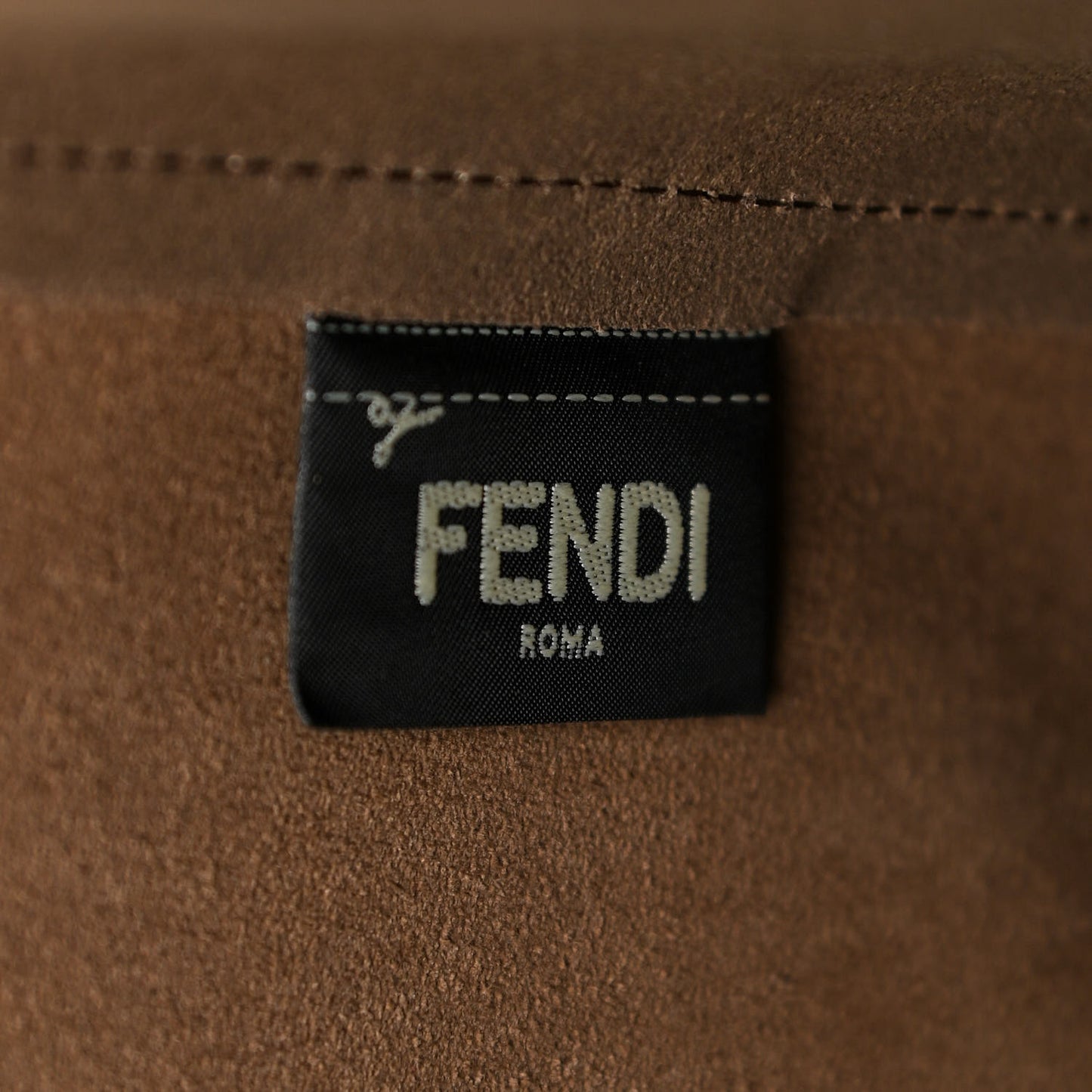 Vitello Vienna Enamel F is Fendi Shopping Tote Tortora Taupe