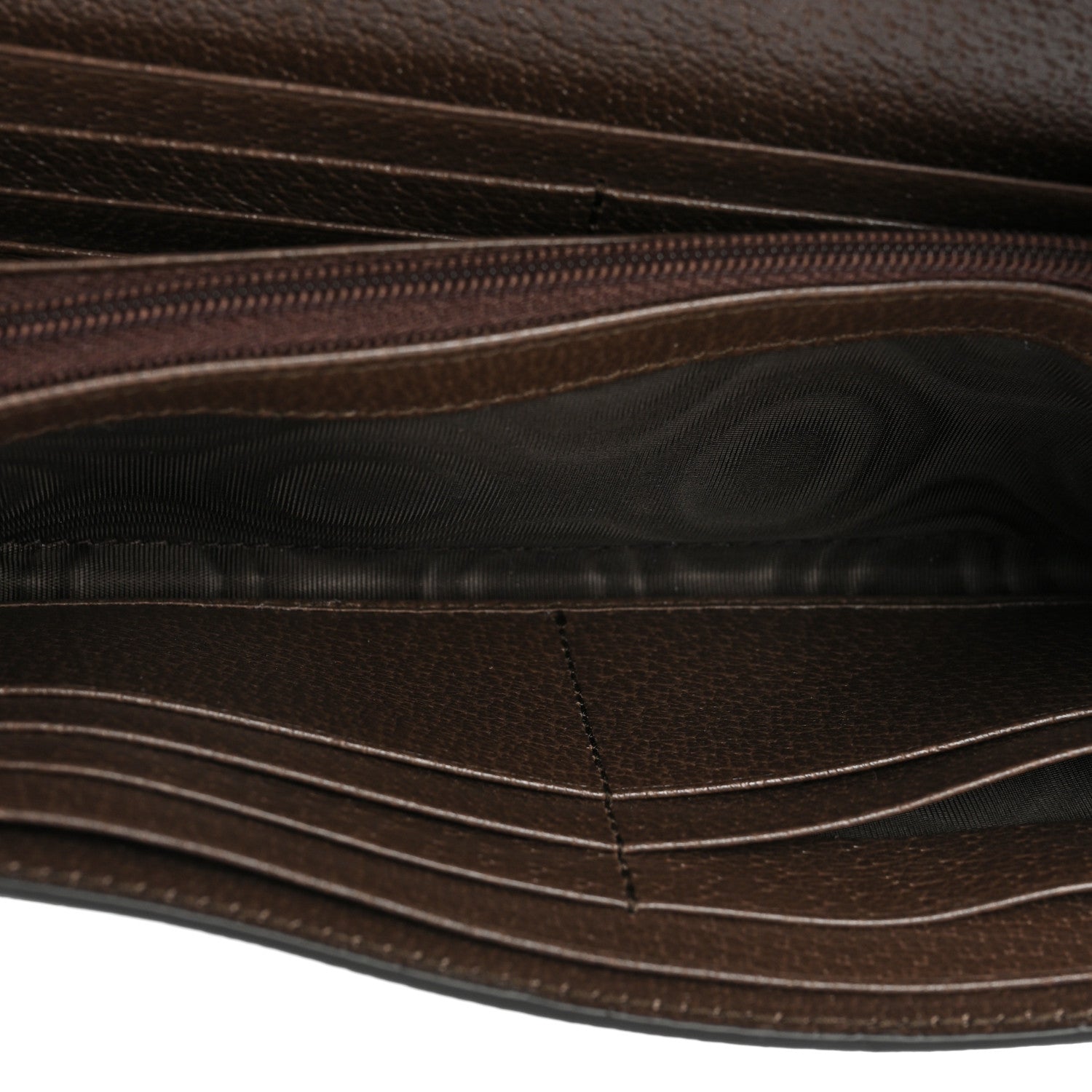 Gucci GG Supreme Monogram Web Ophidia Continental Wallet Brown 6 of 10