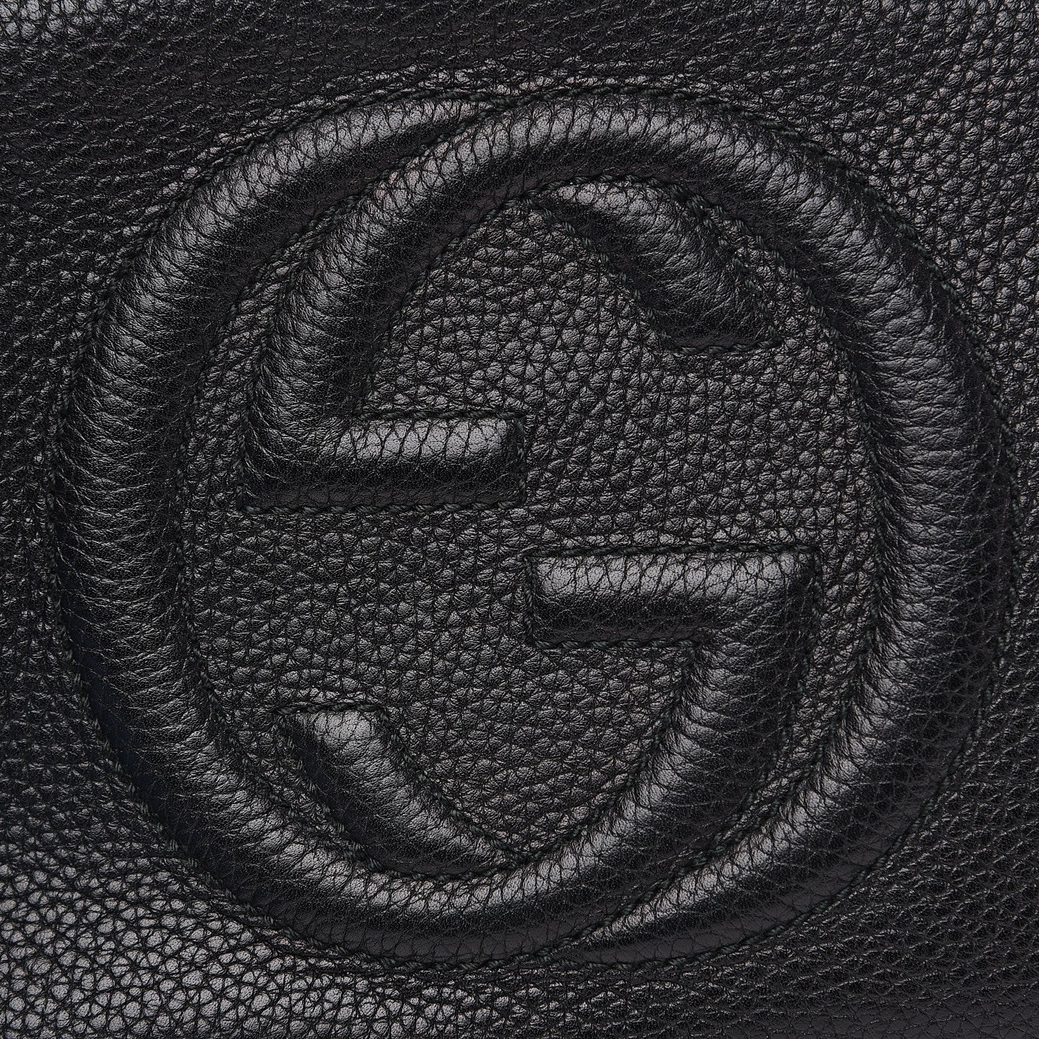 Gucci Pebbled Calfskin Small Soho Disco Bag Black 9 of 10