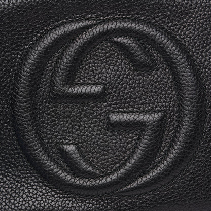 Gucci Pebbled Calfskin Small Soho Disco Bag Black 9 of 10
