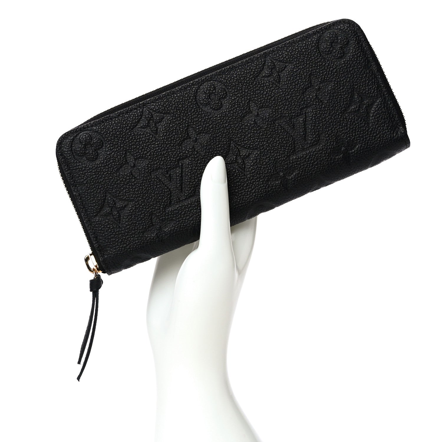 Louis Vuitton Empreinte Clemence Wallet Black 2 of 11
