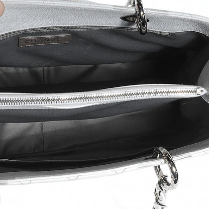 Chanel Caviar Grand Shopping Tote GST White 7 of 9