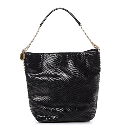 Stella McCartney Faux Python Bailey Boo Hobo Black 1 of 12