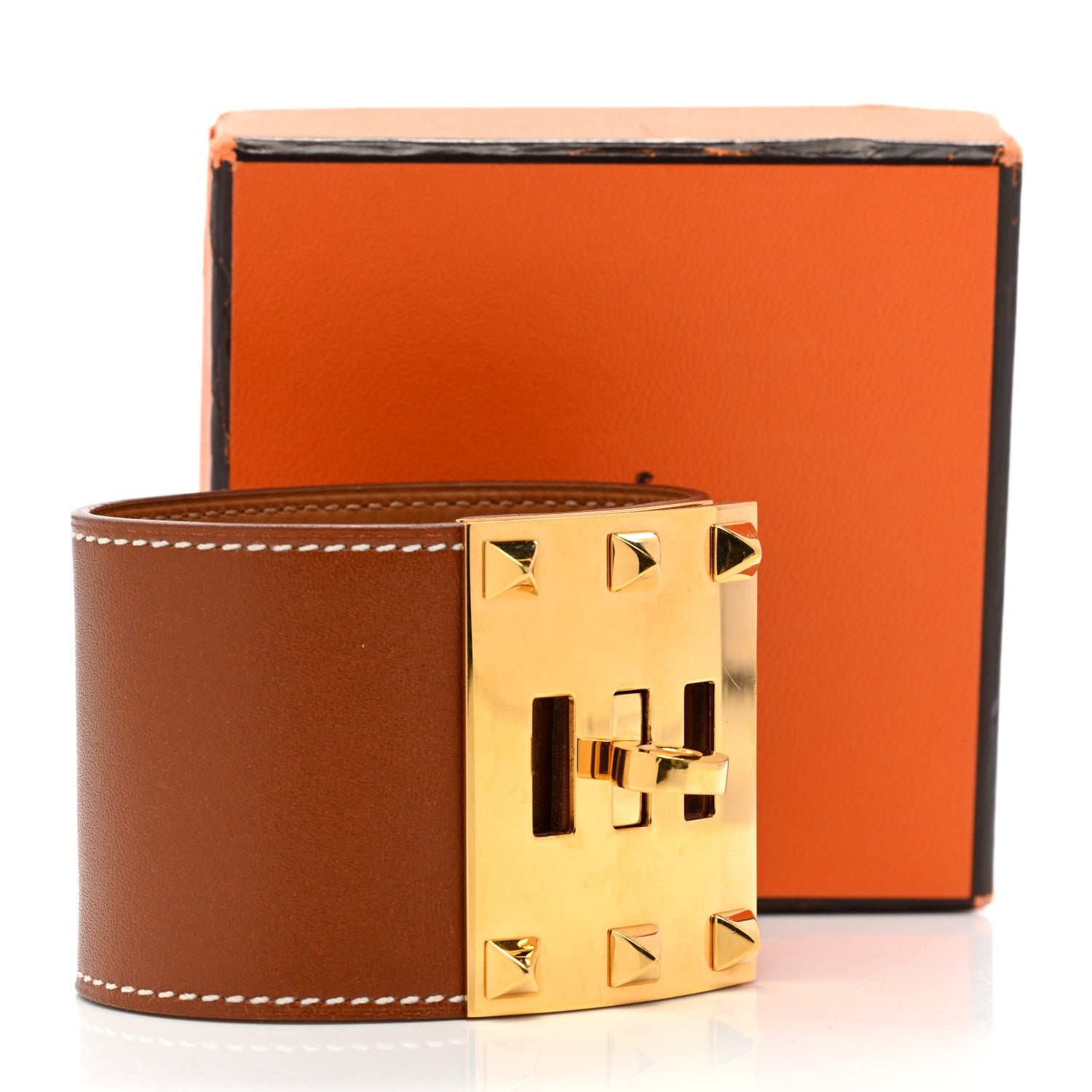Hermes Swift Kelly Dog Extreme Bracelet S Gold 7 of 7