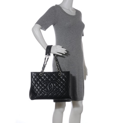 Chanel Caviar Grand Shopping Tote GST Black 2 of 7