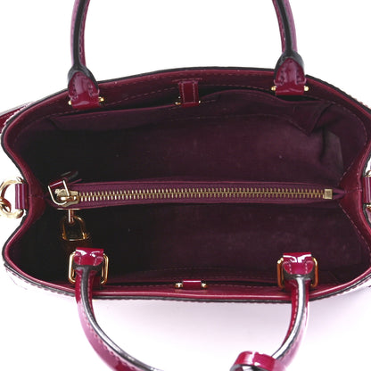 Louis Vuitton Vernis Montaigne BB Magenta 5 of 13