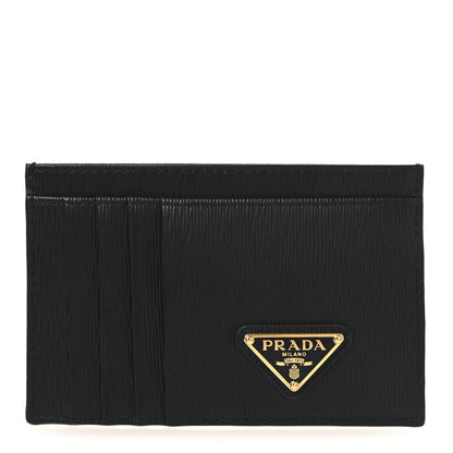 Prada Vitello Move Triangle Logo Card Case Black 1 of 8