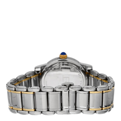 David Yurman Stainless Steel 18K Yellow Gold Diamond Bezel Mother of Pearl 30mm Classic Quartz Watch 3 of 4