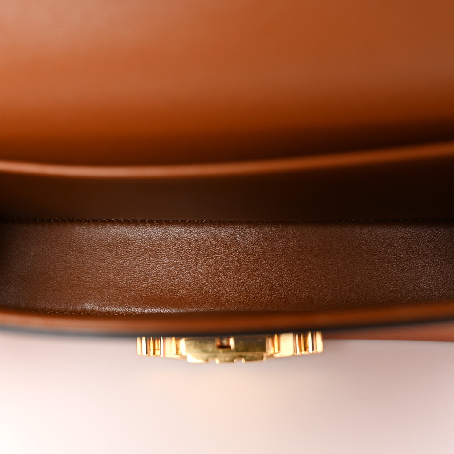 Celine Natural Calfskin Triomphe Shoulder Bag Tan 5 of 10