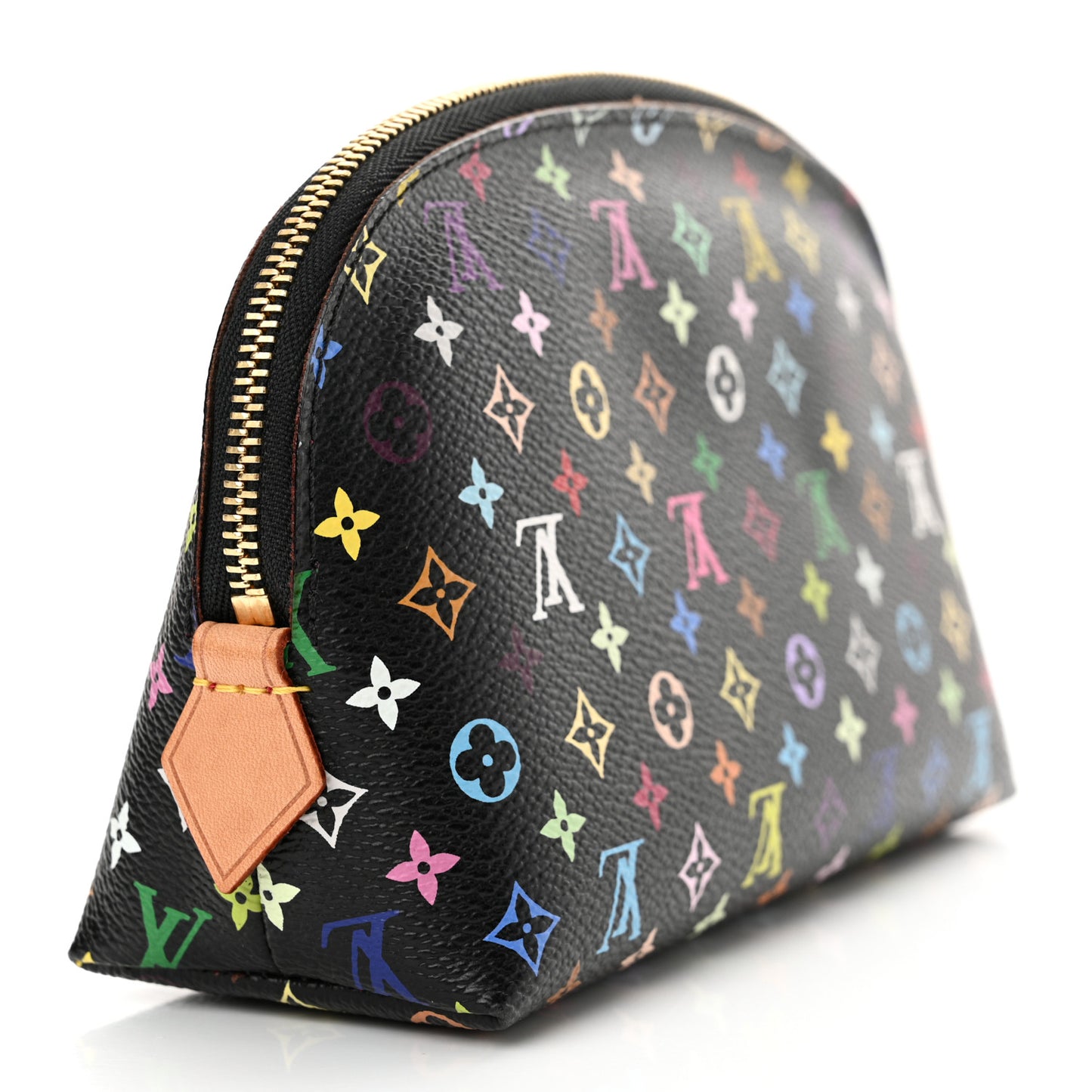Monogram Multicolor Cosmetic Pouch Black Grenade