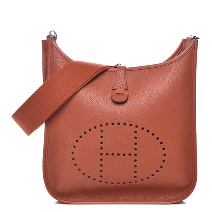 Hermes Taurillon Clemence Evelyne PM III Cuivre 1 of 8