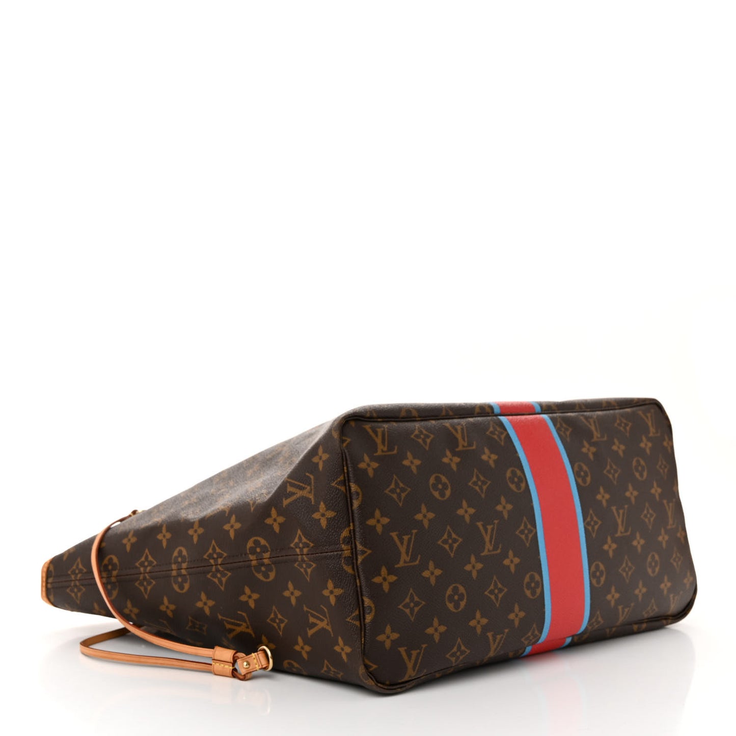 LOUIS VUITTON Monogram My LV Heritage Neverfull GM Blue Clair Rouge