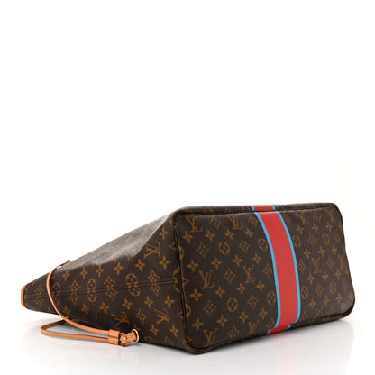 Louis Vuitton LOUIS VUITTON Monogram My LV Heritage Neverfull GM Blue Clair Rouge 5 of 17