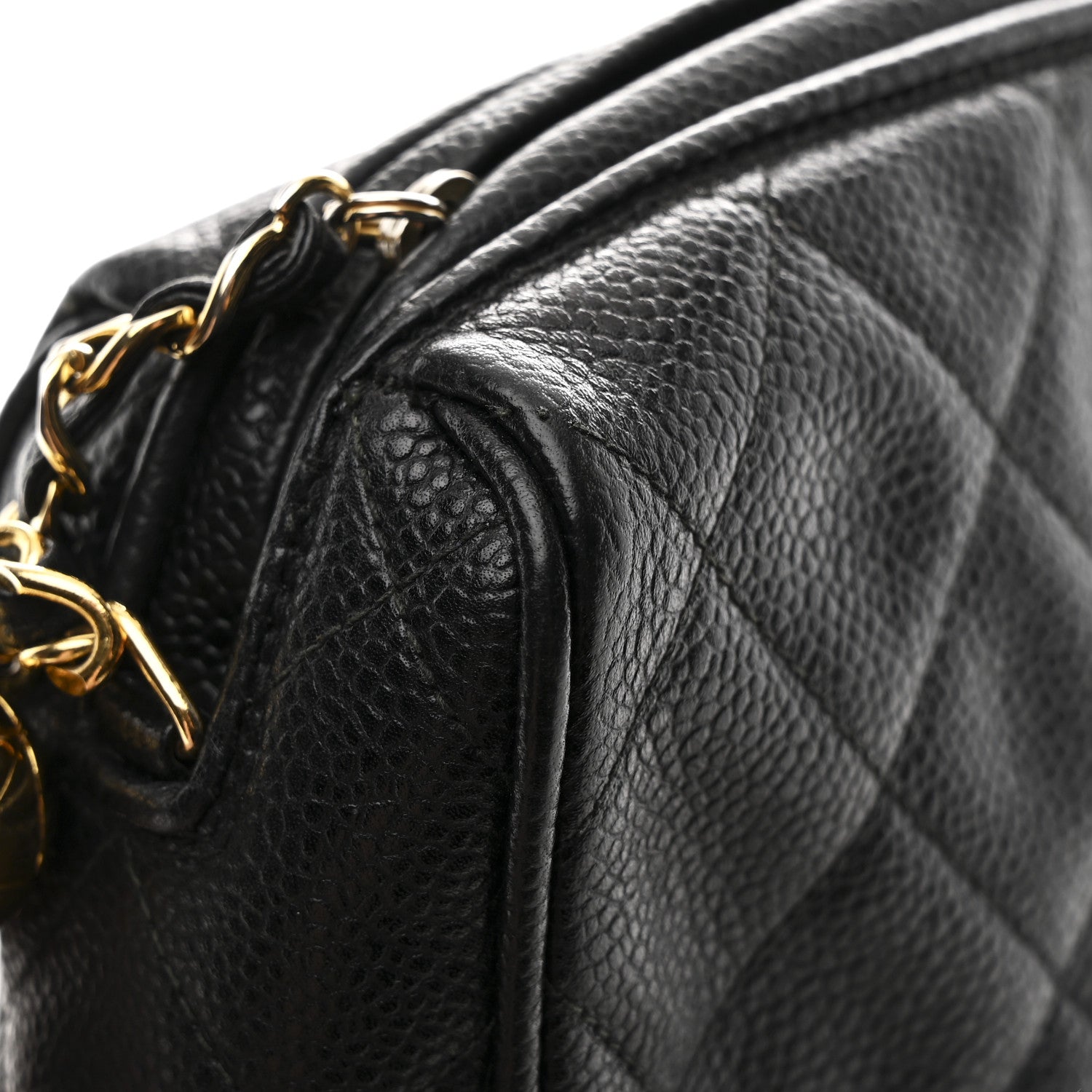 Chanel Caviar Quilted Camera Case Black 12 of 12