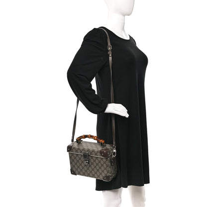 Gucci GG Supreme Monogram Globe-Trotter Beauty Case Brown 2 of 9