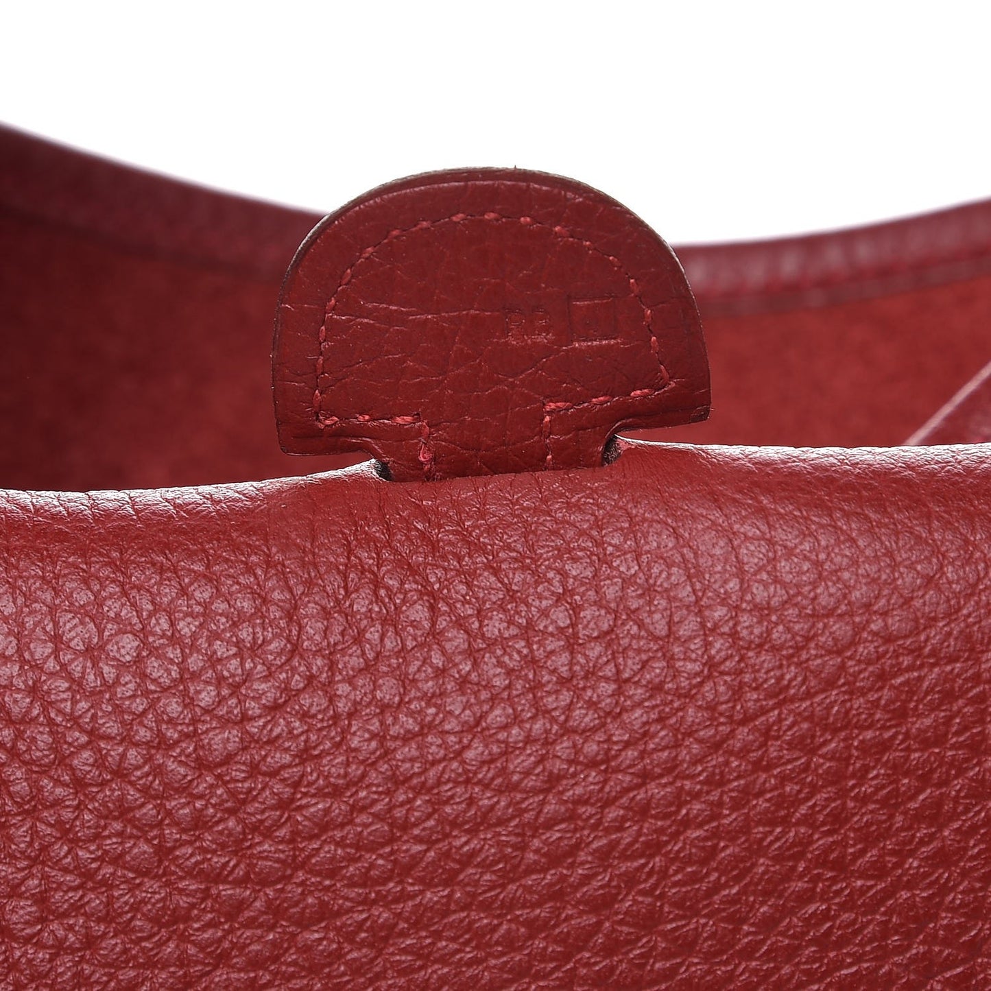 Taurillon Clemence Evelyne II PM Rouge Garance