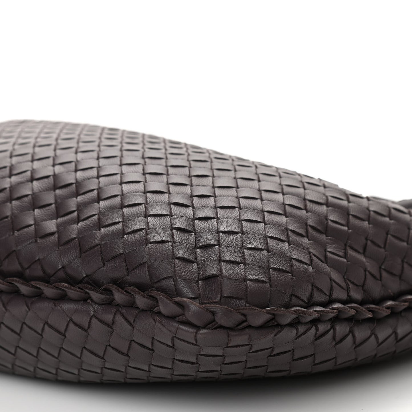 Nappa Intrecciato Medium Veneta Hobo Ebano
