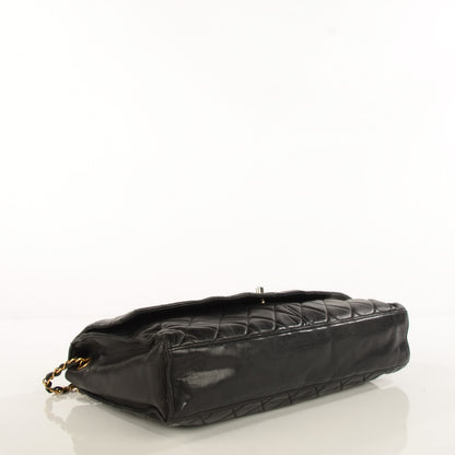 Chanel Lambskin Quilted Large Shoulder Flap Bag Black 5 of 10