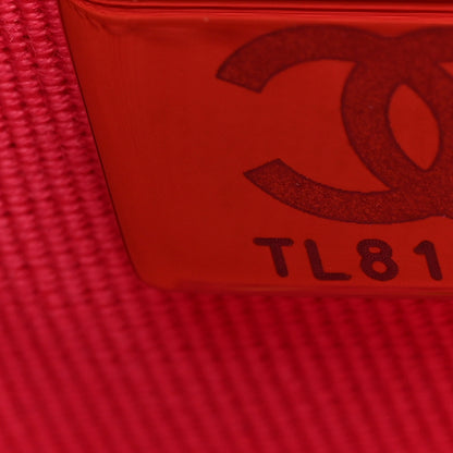 Chanel Shiny Caviar Quilted Small Chain Melody Flap Dark Pink 11 of 11